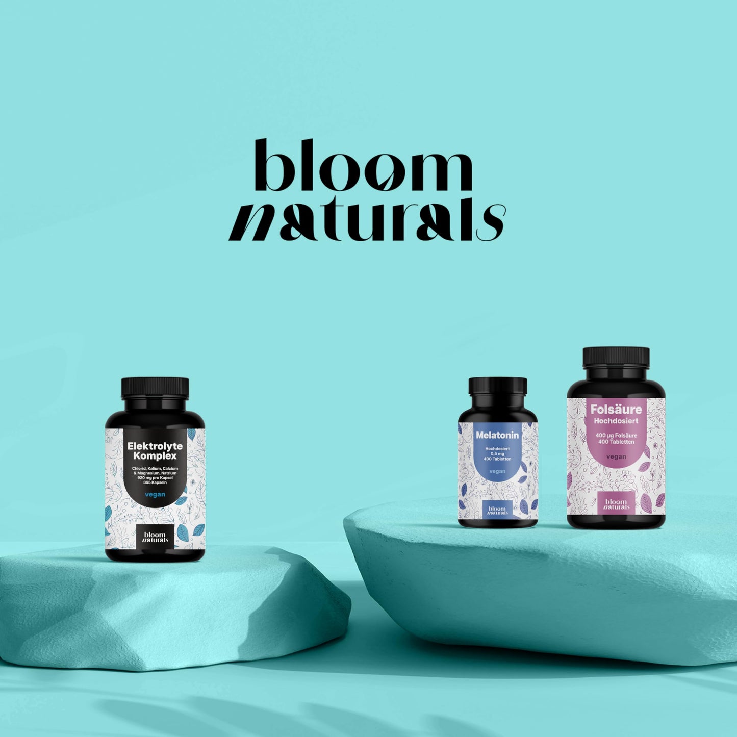 Elektrolyte Komplex - 365 Kapseln - mit Chlorid, Kalium, Calcium, Magnesium & Natrium - 920mg pro Kapsel - vegan, produziert in Deutschland, Jahresvorrat
