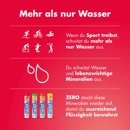 HIGH5 ZERO Elektrolyte Ohne Zucker - Hydration Helper, Für Mehr Leistung und Wohlbefinden - Potassium Calcium Magnesium Brausetabletten - Gemischt, 40 Elektrolyte Tabletten (2 x 20 Stück)