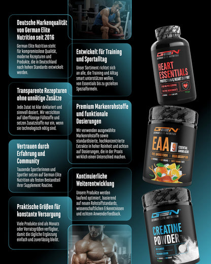 Electrolyte Complex - 300 vegane Kapseln - hochdosierter Elektrolyt-Komplex mit Taurin & Betain (TMG) - Natrium, Kalium, Magnesium & Calcium - 60 Portionen - Alternative zu Pulver